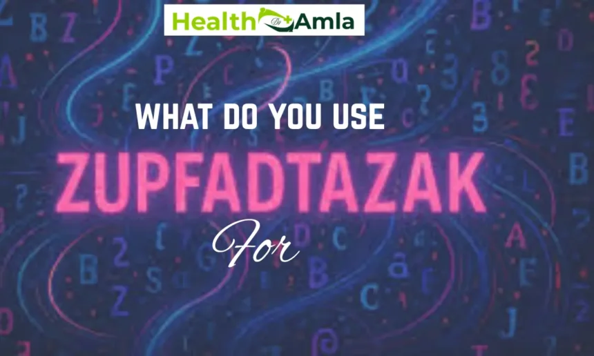 What Do You Use Zupfadtazak For